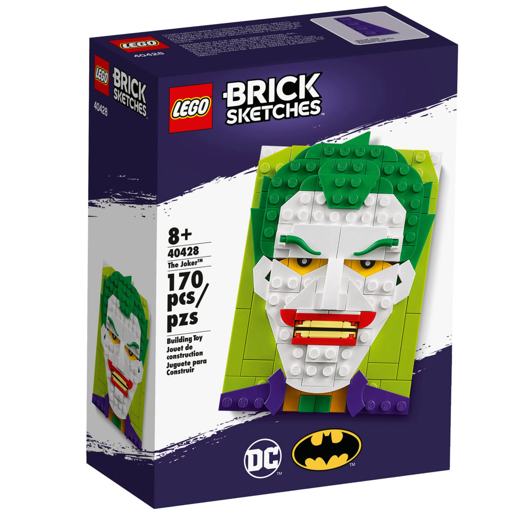 LEGO® Brick Sketches™ The Joker™ Tranh Lắp Ráp 3D LEGO 40428 - Hình ảnh sản phẩm