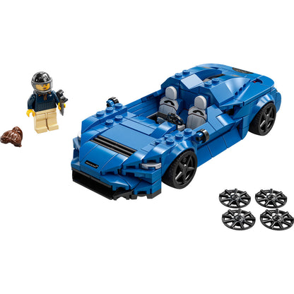 LEGO® Speed Champions McLaren Elva - Mô Hình Lắp Ráp Siêu Xe - LEGO 76902 - Hình ảnh chi tiết 2