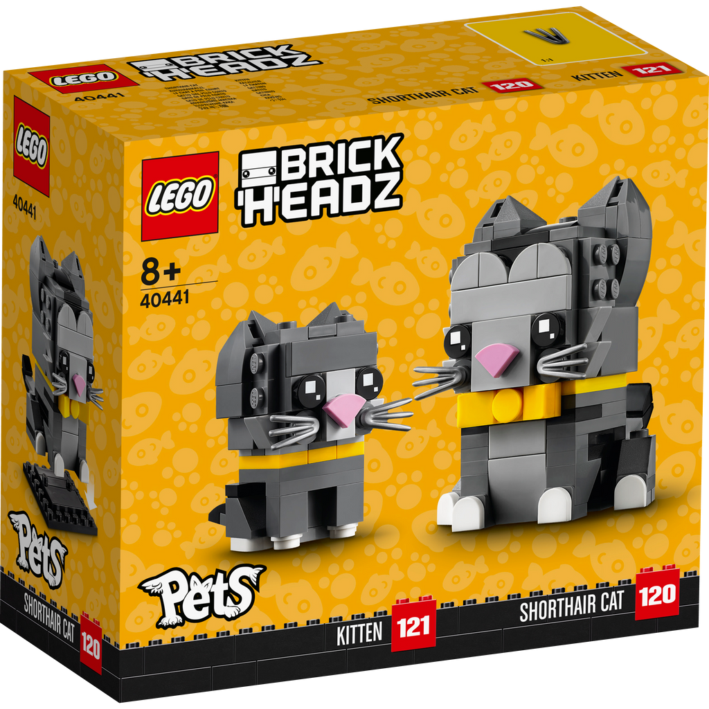 LEGO® BrickHeadz™ Shorthair Cat - Đồ Chơi Lắp Ráp Mèo Lông Ngắn - LEGO 40441 - Hình ảnh chi tiết 2