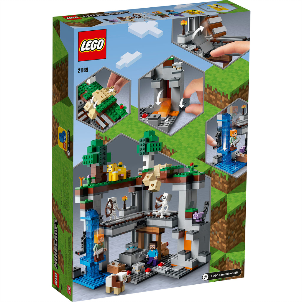 LEGO® Minecraft® The First Adventure - Đồ Chơi Lắp Ráp Thế Giới Minecraft LEGO 21169