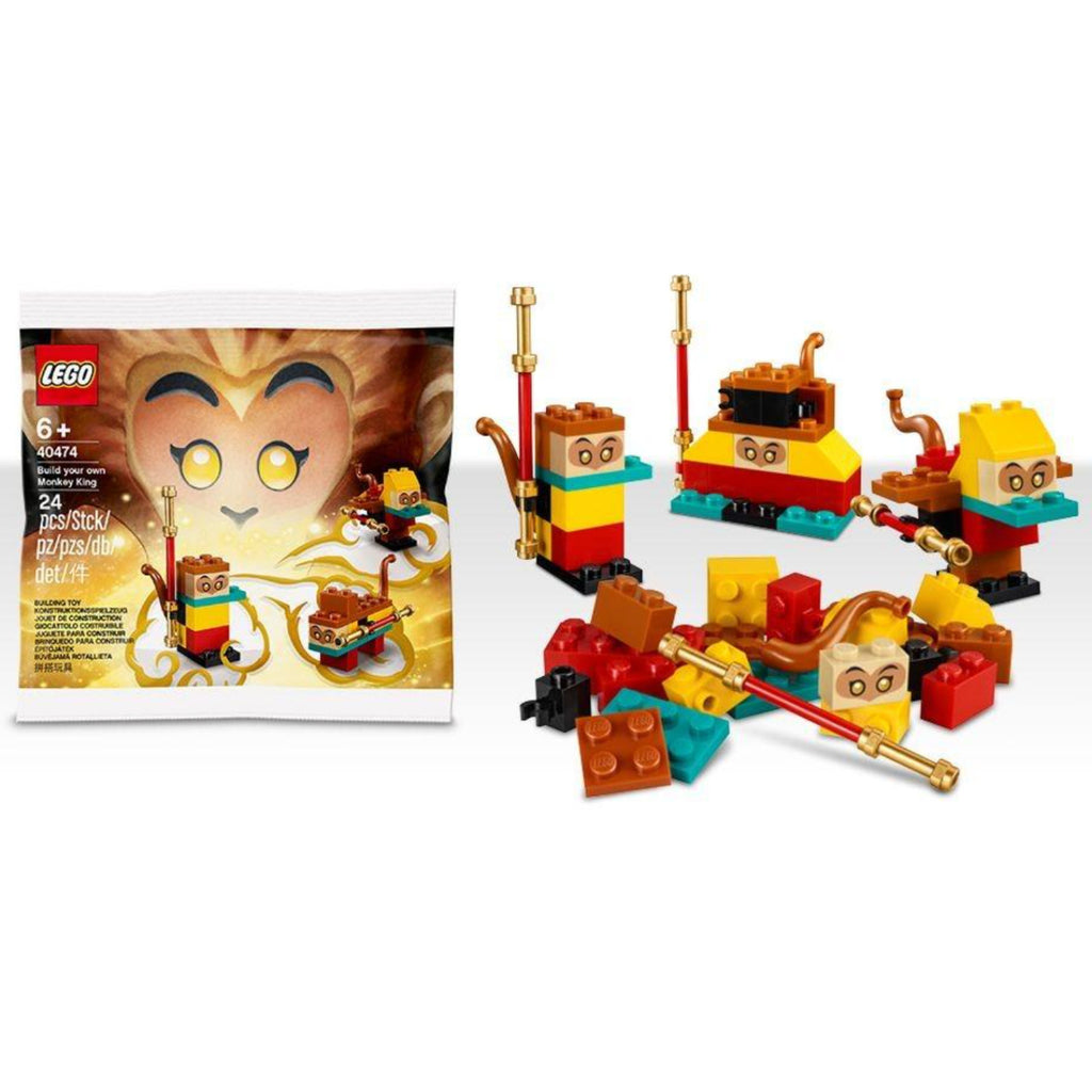 LEGO® Build your own Monkey king - Đồ Chơi Lắp Ráp Tôn Ngộ Không - LEGO 40474 - Hình ảnh chi tiết 2