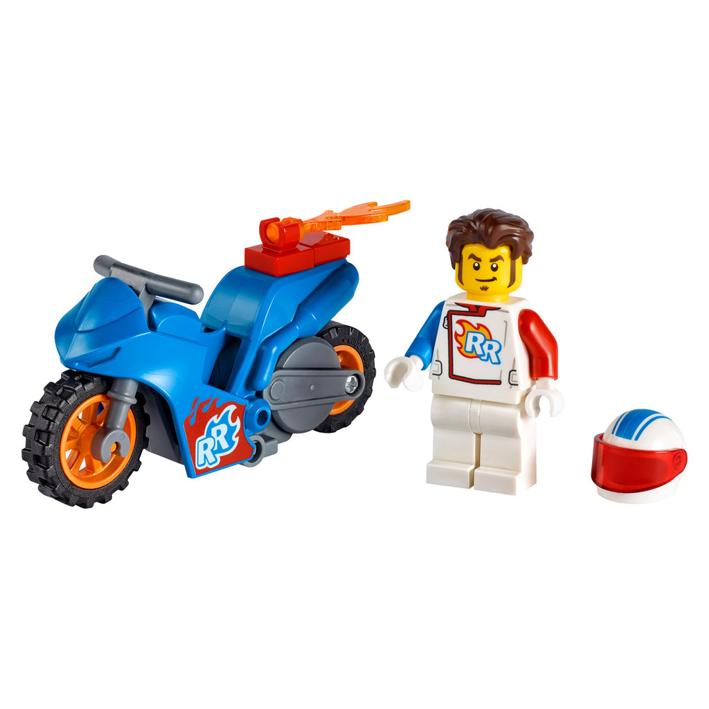 LEGO® City Rocket Stunt Bike - Đồ chơi lắp ráp Mô tô Nhào lộn Stuntz 60298 - Hình ảnh chi tiết 2