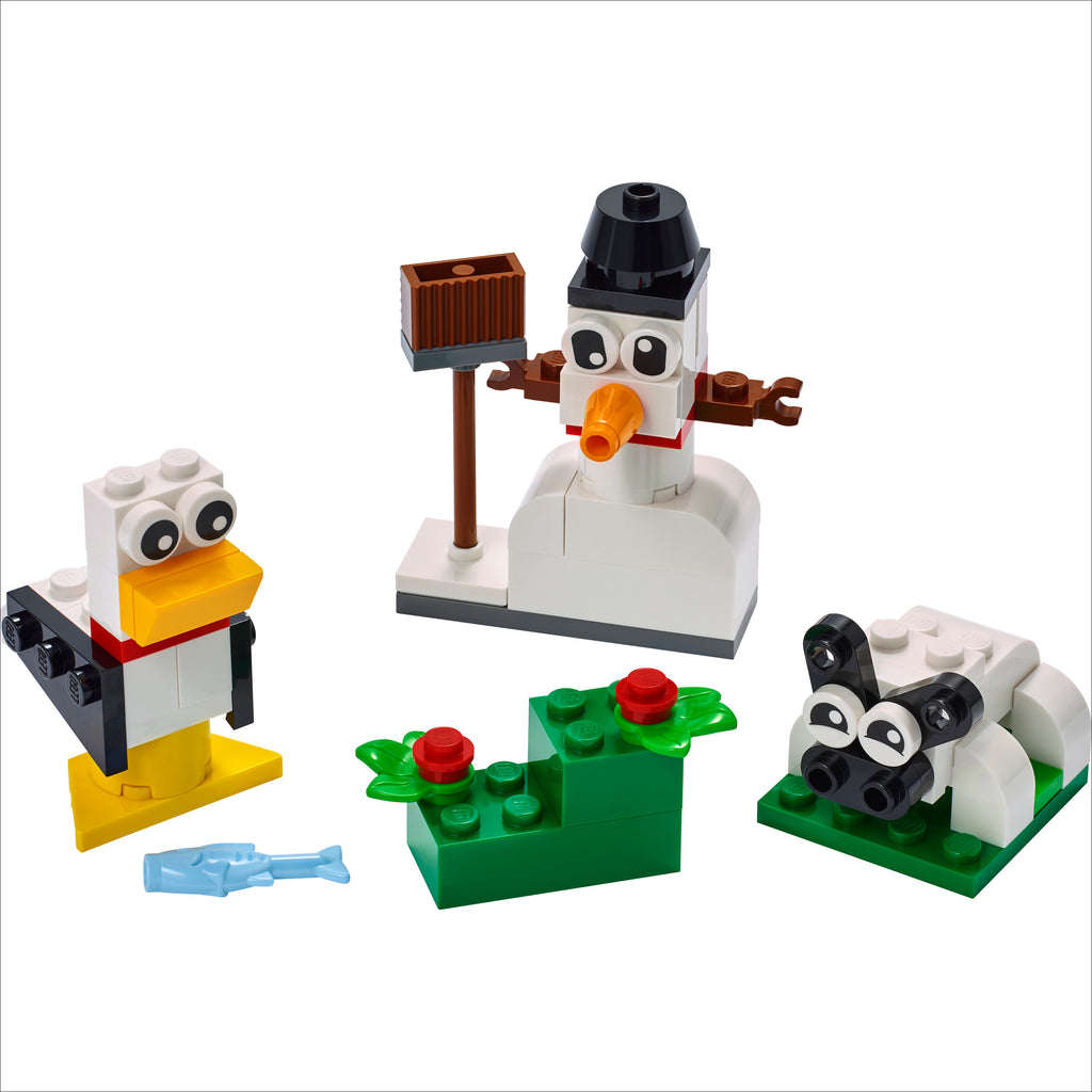 LEGO® Classic Creative White Bricks - Bộ Lắp Ráp Gạch Trắng Sáng Tạo - LEGO 11012 - Hình ảnh chi tiết 2