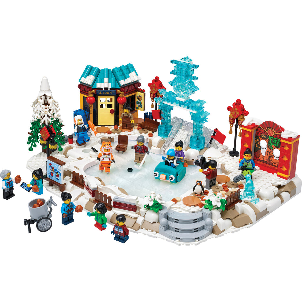 LEGO® Lunar New Year Ice Festival 80109 - Bộ Lắp Ráp Lễ Hội Băng Đón Tết - LEGO - Hình ảnh chi tiết 2