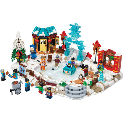 LEGO® Lunar New Year Ice Festival 80109 - Bộ Lắp Ráp Lễ Hội Băng Đón Tết - LEGO - Hình ảnh chi tiết 2