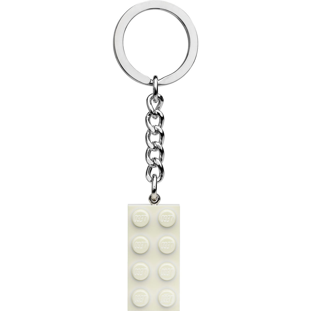 LEGO® Keyring 2x4 Stud – White - Móc Khóa Gạch LEGO 2x4 Màu Trắng - LEGO - Hình ảnh chi tiết 2
