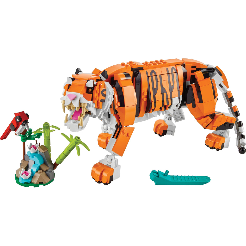 LEGO® Creator 3-in-1 Majestic Tiger - Bộ Lắp Ráp Hổ Uy Nghi 31129 - LEGO - Hình ảnh chi tiết 2