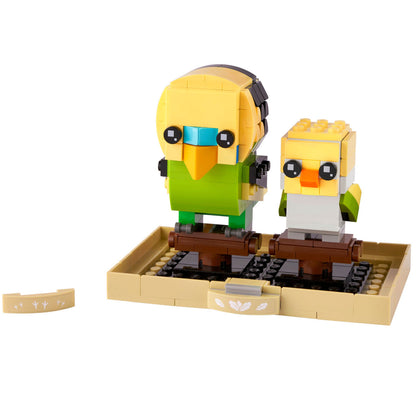 LEGO® BrickHeadz™ Budgie - Đồ Chơi Lắp Ráp Vẹt Budgie - LEGO 40443 - Hình ảnh chi tiết 2