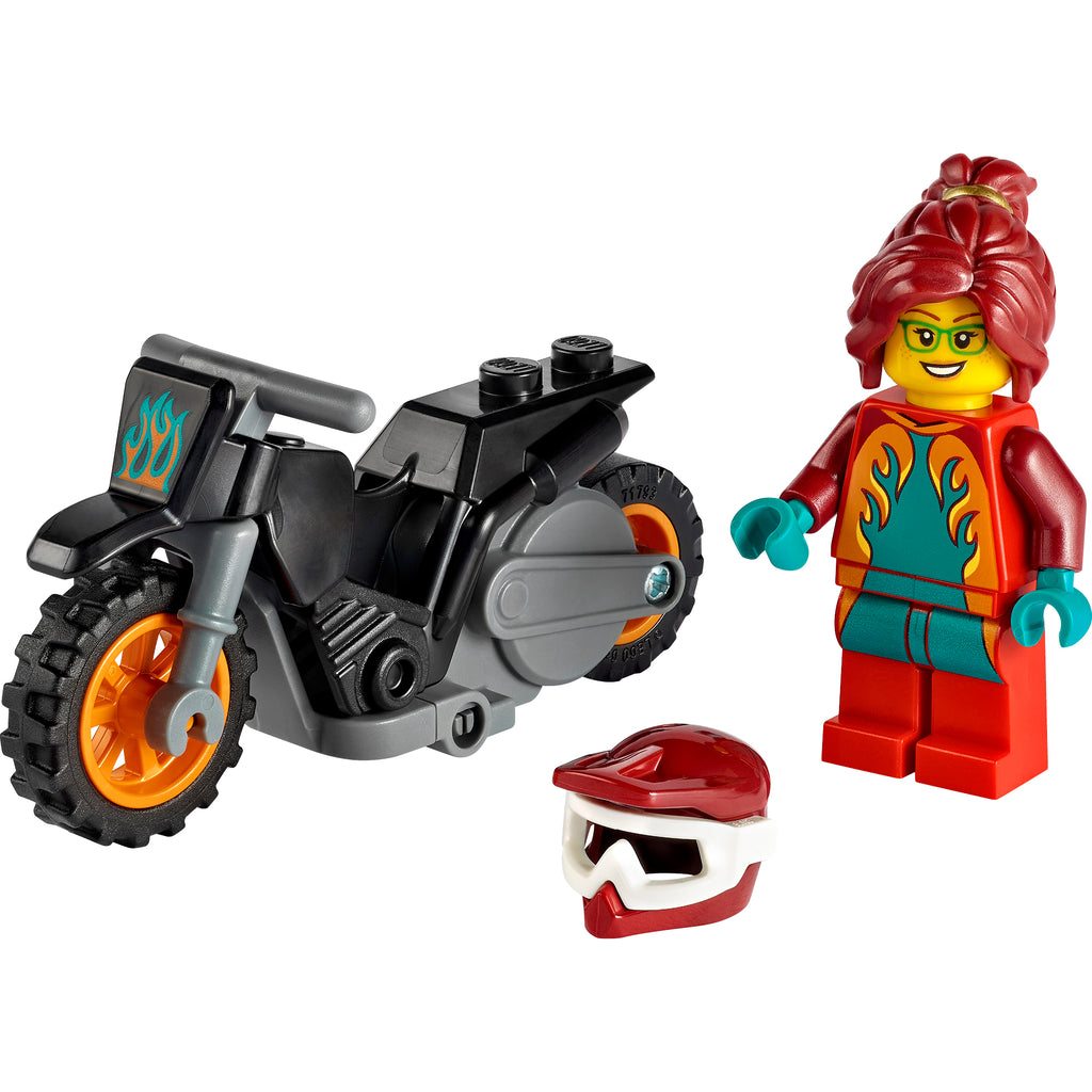 LEGO® City Fire Stunt Bike Mô Tô Nhào Lộn Cứu Hỏa LEGO 60311 - Hình ảnh chi tiết 2