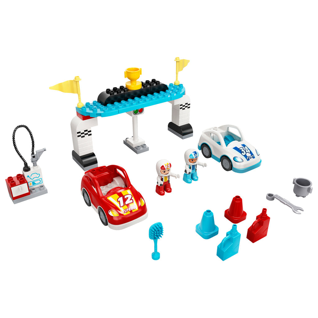 LEGO® DUPLO™ Town Race Cars - Bộ Đồ Chơi Xe Đua Sáng Tạo - LEGO 10947 LEGO - ảnh 2 - LEGO DUPLO