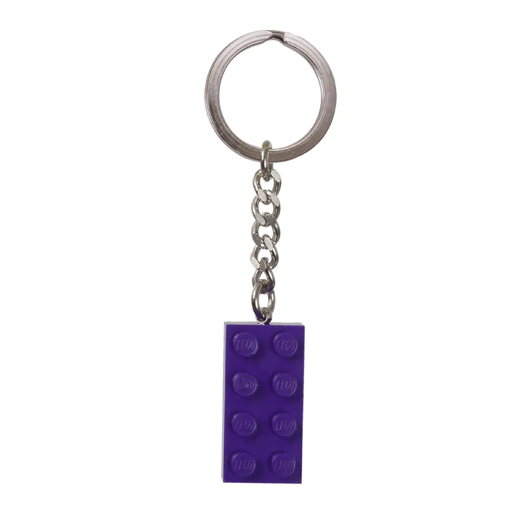 LEGO® Keyring 2x4 Stud – Purple - Móc Khóa Gạch LEGO 2x4 Màu Tím - LEGO - Hình ảnh chi tiết 2
