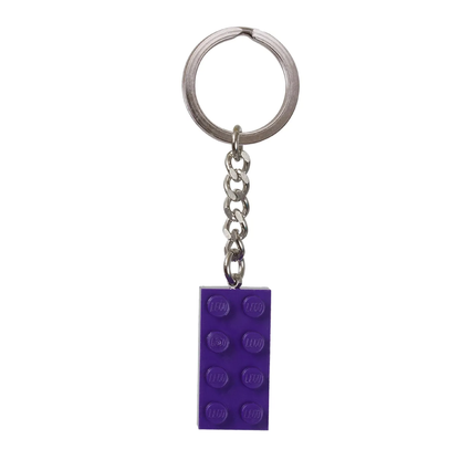 LEGO® Keyring 2x4 Stud – Purple - Móc Khóa Gạch LEGO 2x4 Màu Tím - LEGO - Hình ảnh chi tiết 2