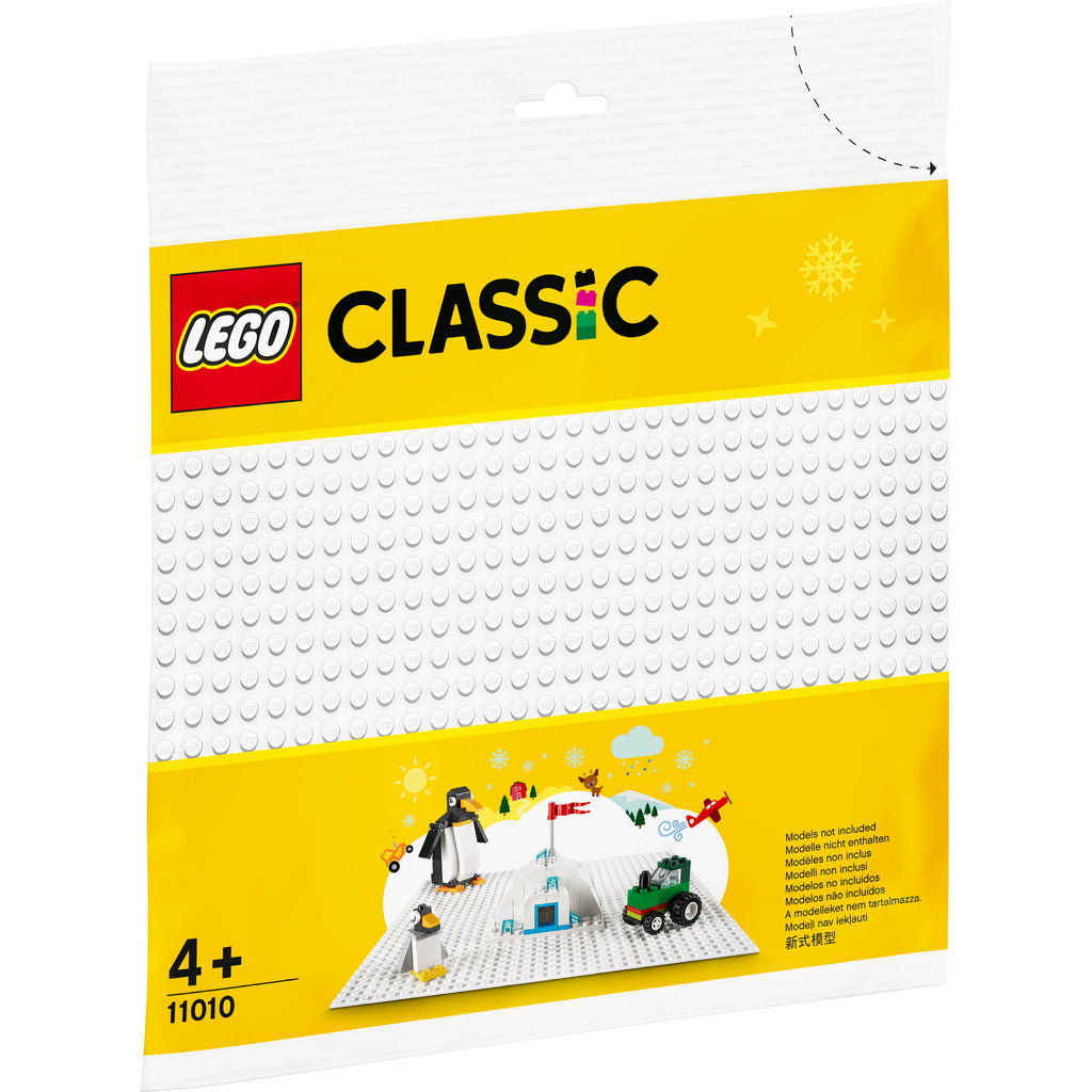 LEGO® Classic White Baseplate - Tấm Nền Xây Dựng Trắng - LEGO 11010 - Hình ảnh sản phẩm