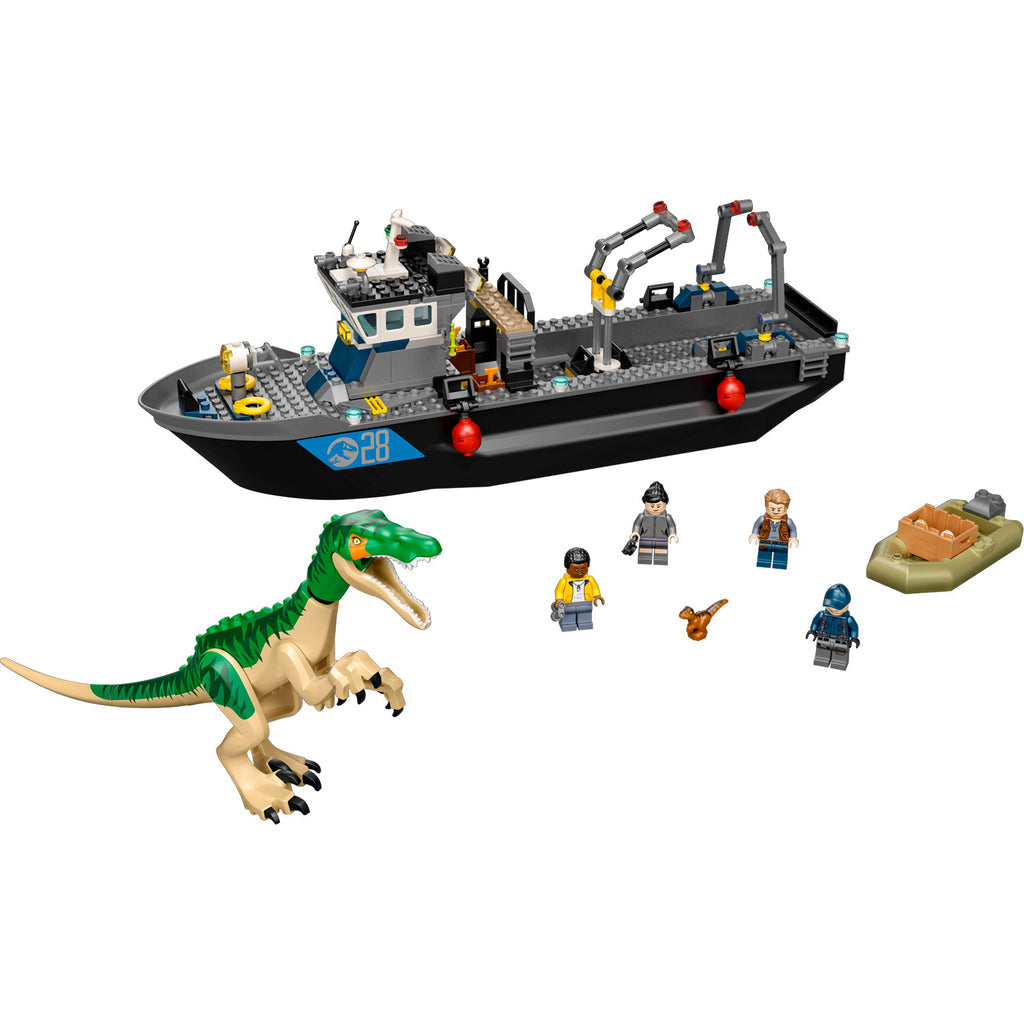 LEGO® Jurassic World Baryonyx Dinosaur Boat Escape - Đồ Chơi Lắp Ráp Thuyền Thoát Hiểm Khủng Long 76942 - Hình ảnh chi tiết 2