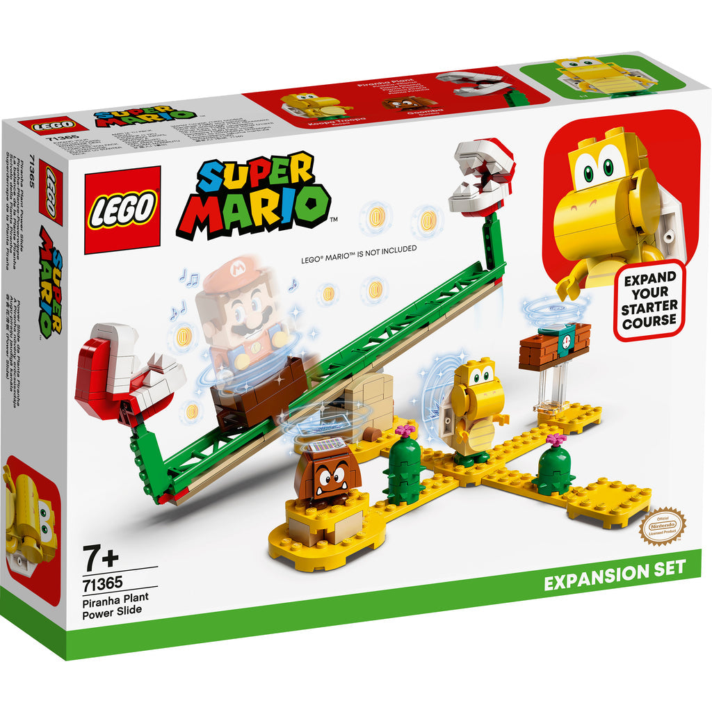 LEGO® Super Mario Piranha Plant Power Slide Expansion Set Bộ Đồ Chơi Lắp Ráp Mở Rộng LEGO 71365 - Hình ảnh sản phẩm