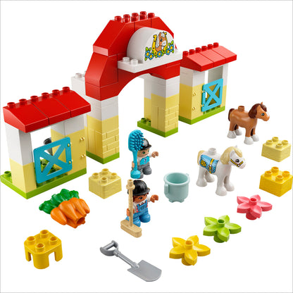 LEGO® DUPLO™ Horse Stable and Pony Care - Đồ Chơi Lắp Ráp Chuồng Ngựa - LEGO 10951 - Hình ảnh chi tiết 2
