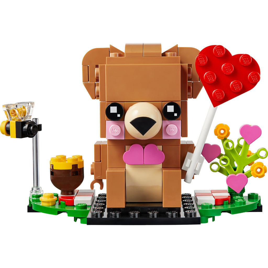 LEGO® BrickHeadz™ Valentines Bear - Đồ Chơi Lắp Ráp Gấu Valentine - LEGO 40379 - Hình ảnh chi tiết 2