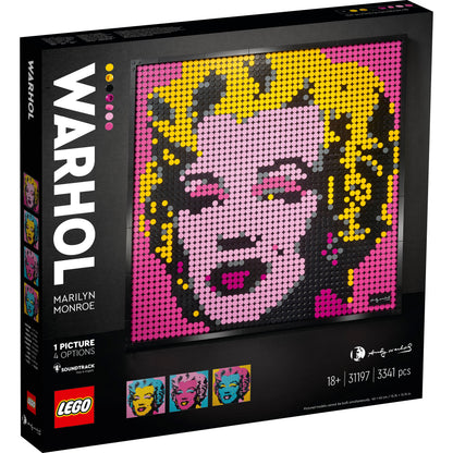 LEGO® Art Andy Warhols Marilyn Monroe - Tranh Pop Art Lắp Ráp 31197 - LEGO Art - Hình ảnh sản phẩm