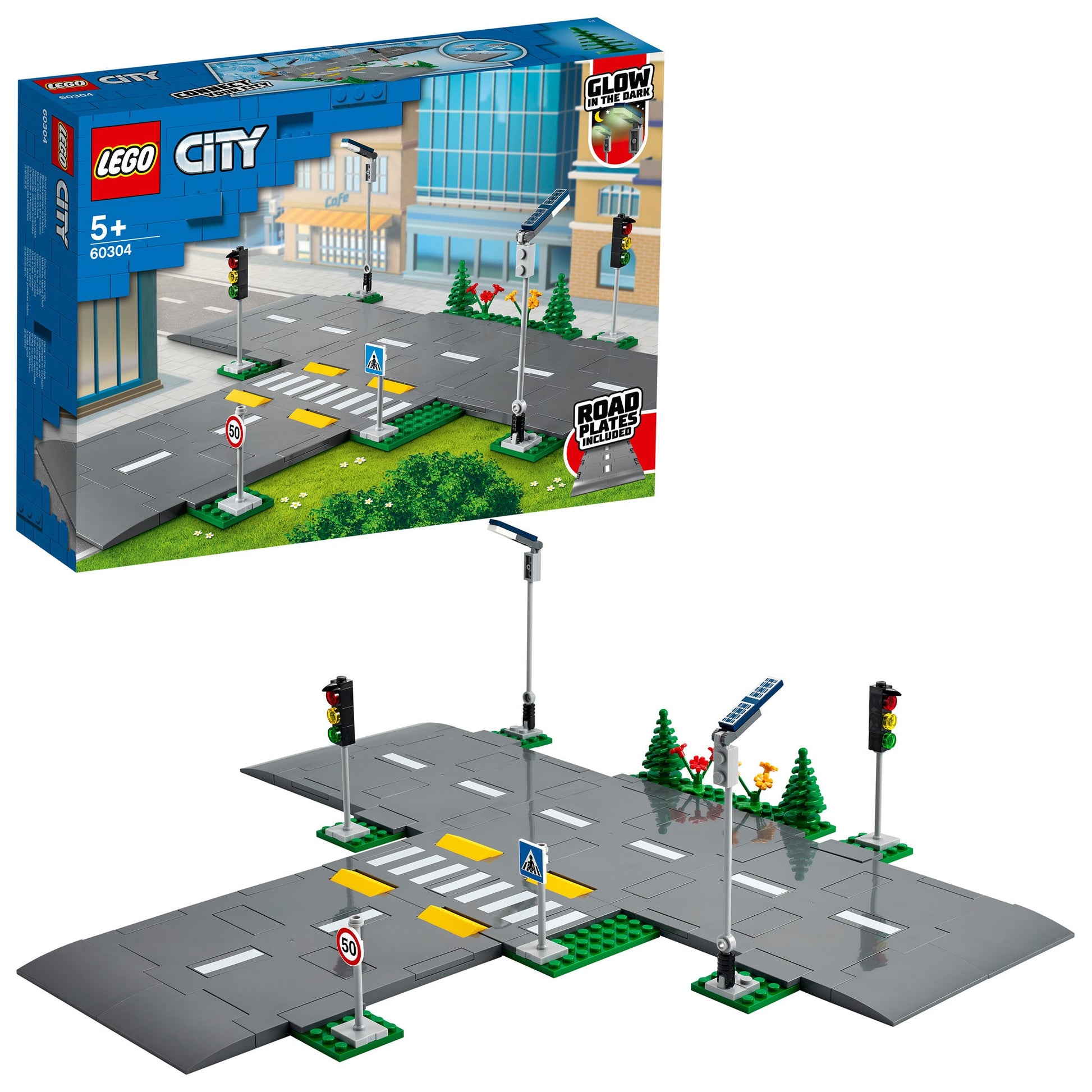 LEGO® City Road Plates - Bộ Miếng Ghép Lộ Trình Thành Phố - LEGO 60304 LEGO - ảnh 2 - Building Set