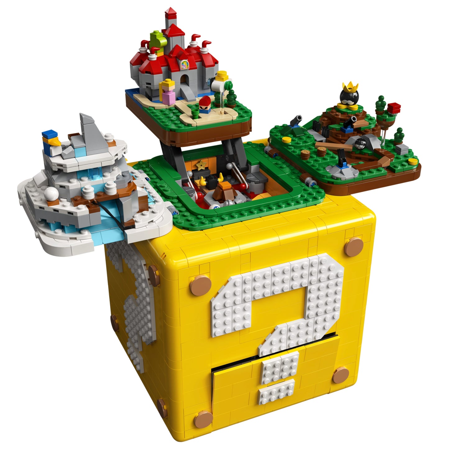 LEGO® Super Mario 64™ Question Mark Block - Bộ Lắp Ráp Khối Chấm Hỏi Kinh Điển - LEGO 71395 - Hình ảnh chi tiết 2