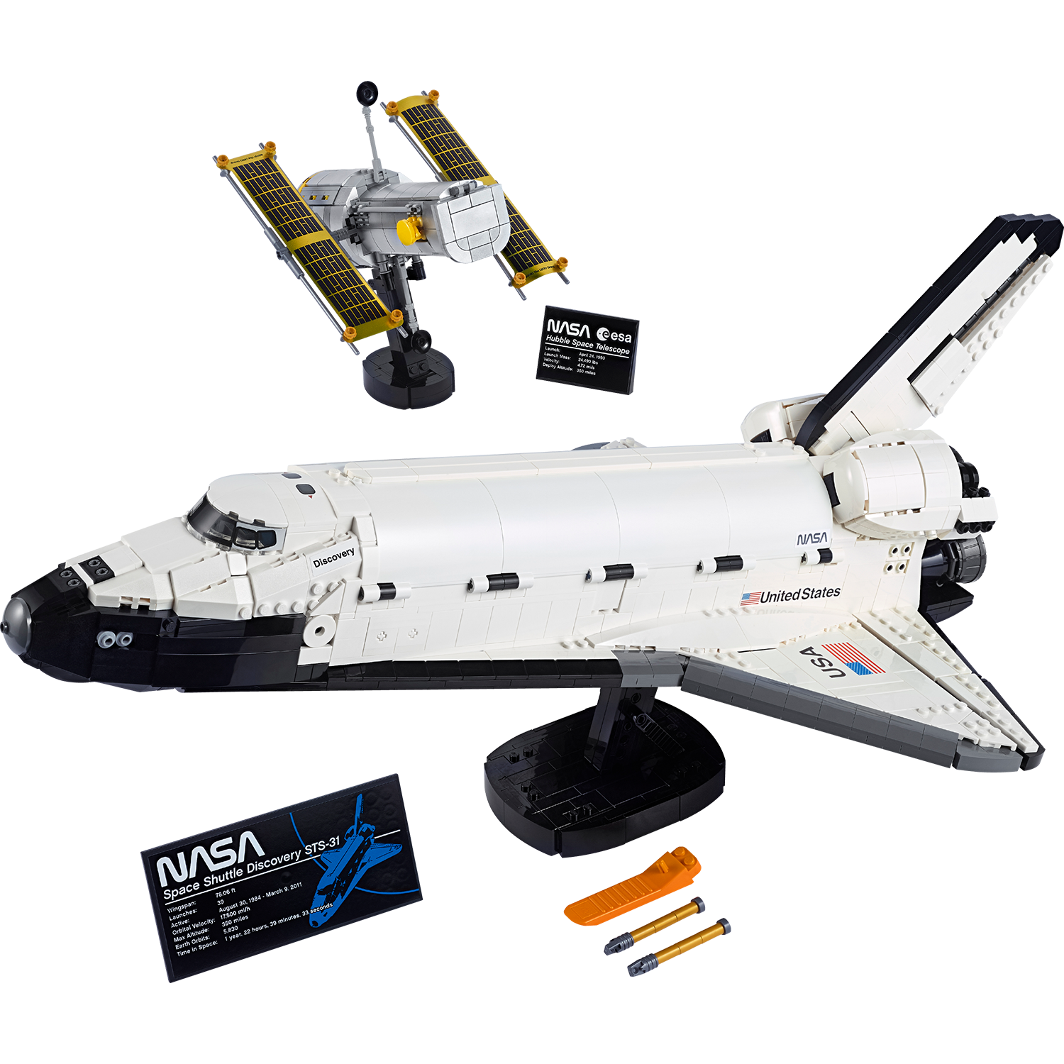 LEGO® Creator Expert NASA Space Shuttle Discovery - Mô hình Tàu con thoi NASA - LEGO 10283 - Hình ảnh chi tiết 2