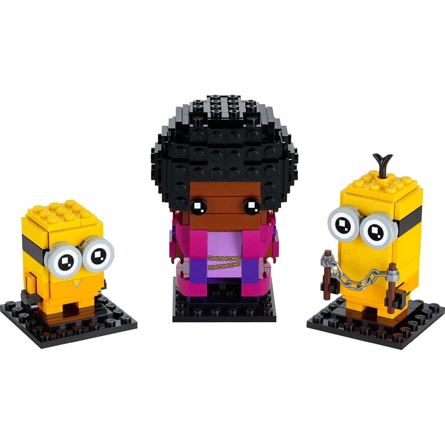 LEGO® BrickHeadz™ Belle Bottom, Kevin and Bob - Mô Hình Lắp Ráp Minions - LEGO 40421 - Hình ảnh chi tiết 2