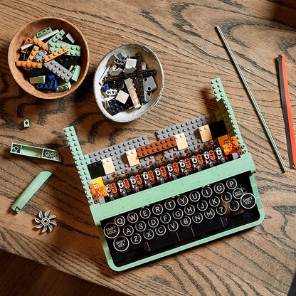 LEGO® Ideas Typewriter - Bộ Lắp Ráp Máy Đánh Chữ Cổ Điển - LEGO 21327