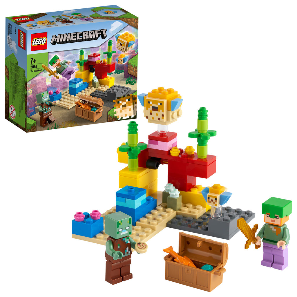 LEGO® Minecraft® The Coral Reef - Đồ Chơi Lắp Ráp Rặng San Hô LEGO 21164 LEGO - ảnh 1 - Lego Set