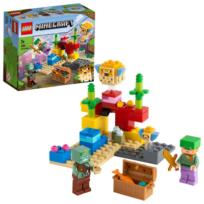 LEGO® Minecraft® The Coral Reef - Đồ Chơi Lắp Ráp Rặng San Hô LEGO 21164 LEGO - ảnh 1 - Lego Set