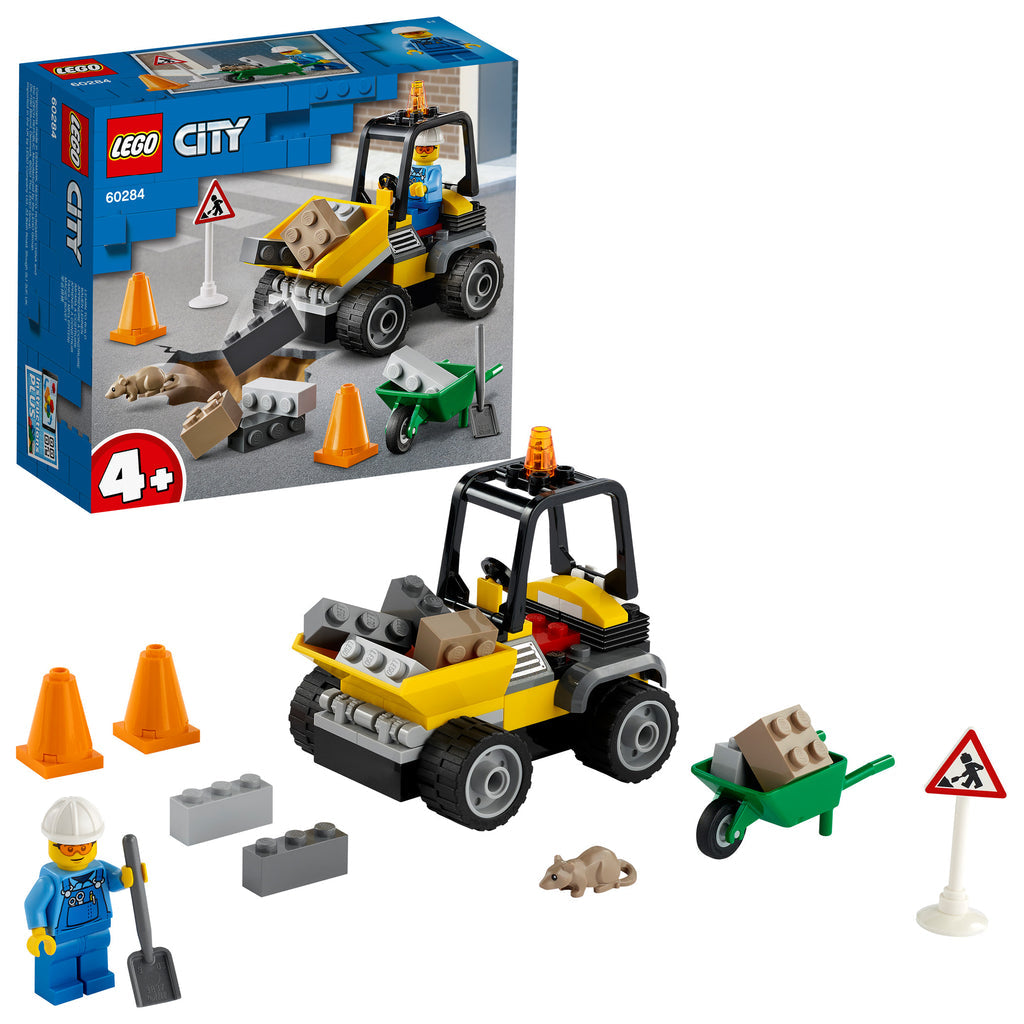 LEGO® City Roadwork Truck Xe Công Trình Đồ Chơi Lắp Ráp LEGO 60284 LEGO - ảnh 3 - Lego