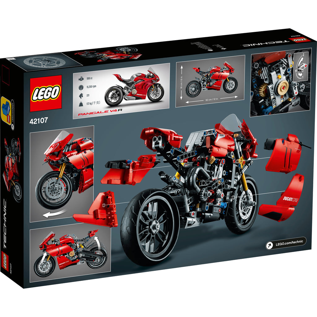 LEGO® Technic™ Ducati Panigale V4 R - Mô Hình Xe Moto Cao Cấp - LEGO 42107 LEGO - ảnh 5 - Mô hình lắp ráp