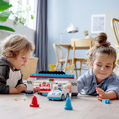 LEGO® DUPLO™ Town Race Cars - Bộ Đồ Chơi Xe Đua Sáng Tạo - LEGO 10947 LEGO - ảnh 3 - LEGO DUPLO