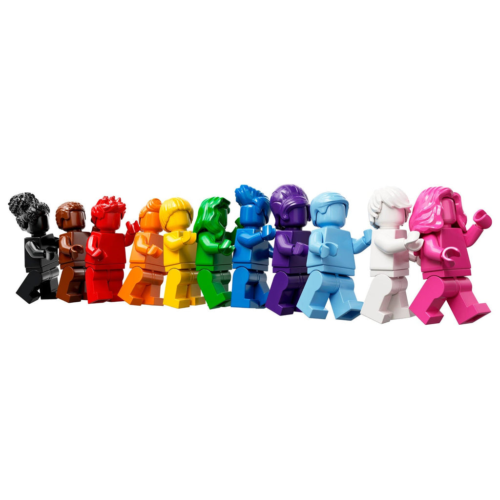 LEGO® Everyone is Awesome - Bộ Lắp Ráp Mô Hình Cầu Vồng Tôn Vinh Sự Đa Dạng - LEGO Icons 40516 - Góc nhìn khác 3