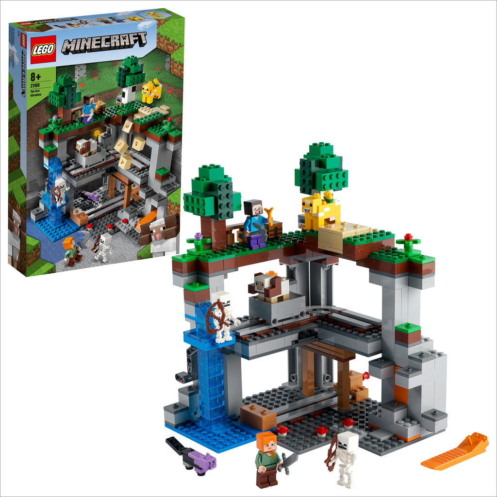 LEGO® Minecraft® The First Adventure - Đồ Chơi Lắp Ráp Thế Giới Minecraft LEGO 21169