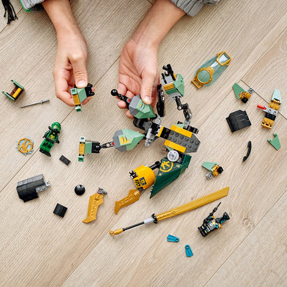 LEGO® NINJAGO® Lloyds Hydro Mech - Đồ Chơi Lắp Ráp Robot Thủy Long LEGO 71750 - Góc nhìn khác 3