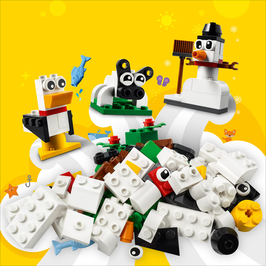 LEGO® Classic Creative White Bricks - Bộ Lắp Ráp Gạch Trắng Sáng Tạo - LEGO 11012 LEGO - ảnh 2 - LEGO Sets