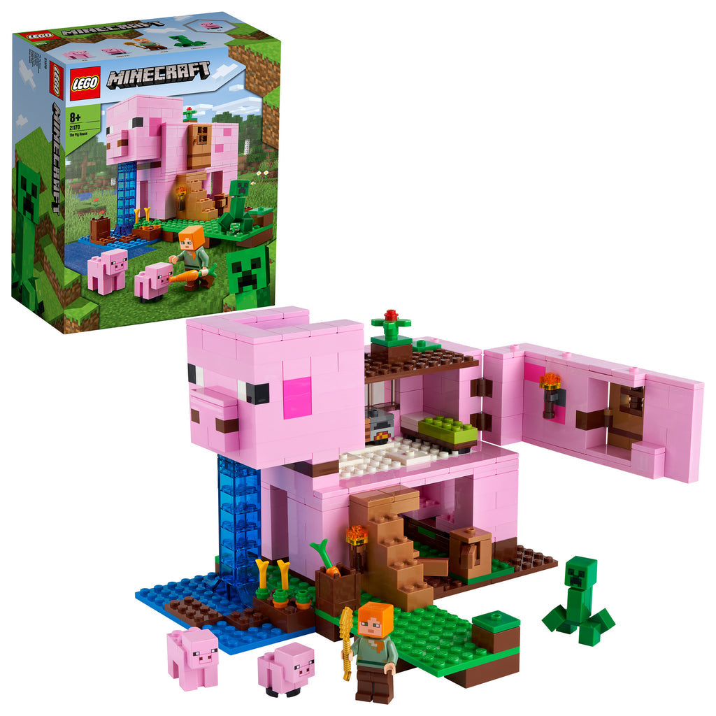 LEGO® Minecraft® The Pig House - Đồ Chơi Lắp Ráp Ngôi Nhà Hình Heo - LEGO 21170