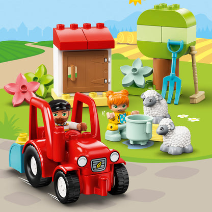 LEGO® DUPLO™ Farm Tractor & Animal Care - Xe Kéo Nông Trại & Chăm Sóc Thú Nuôi - LEGO 10950