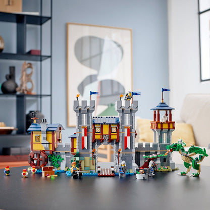 LEGO® Creator 3-in-1 Medieval Castle - Mô Hình Lắp Ráp Lâu Đài Trung Cổ LEGO 31120 - Góc nhìn khác 3
