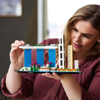 LEGO® Architecture Singapore - Bộ Lắp Ráp Mô Hình Thành Phố Skyline 21057 - LEGO - Góc nhìn khác 3