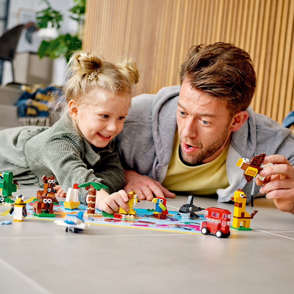 LEGO® Classic Around the World - Bộ đồ chơi lắp ráp sáng tạo - LEGO 11015 - Góc nhìn khác 3