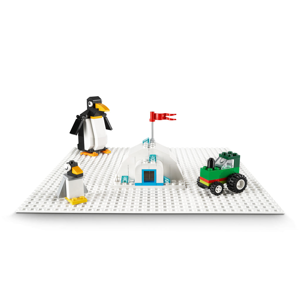 LEGO® Classic White Baseplate - Tấm Nền Xây Dựng Trắng - LEGO 11010 - Hình ảnh bổ sung 4