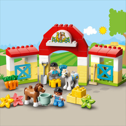 LEGO® DUPLO™ Horse Stable and Pony Care - Đồ Chơi Lắp Ráp Chuồng Ngựa - LEGO 10951 - Hình ảnh bổ sung 9