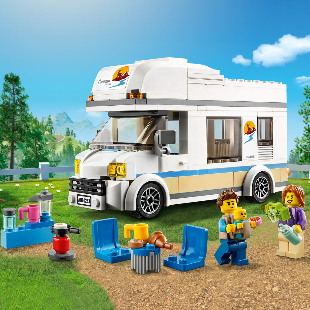 LEGO® City Holiday Camper Van - Đồ Chơi Lắp Ráp Xe Cắm Trại Nghỉ Dưỡng - LEGO 60283 - Hình ảnh bổ sung 7