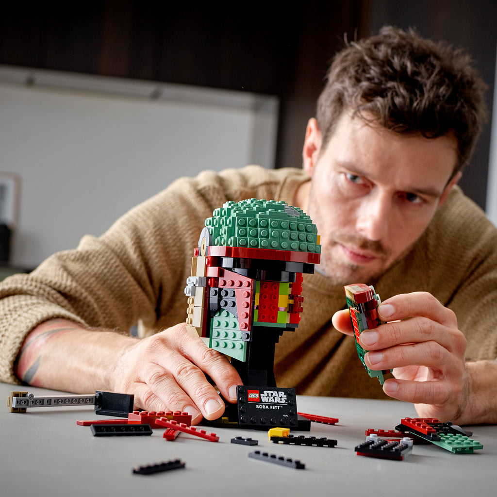 LEGO® Star Wars™ Boba Fett™ Helmet - Mô Hình Lắp Ráp Mũ Bảo Hiểm LEGO 75277 - Góc nhìn khác 3