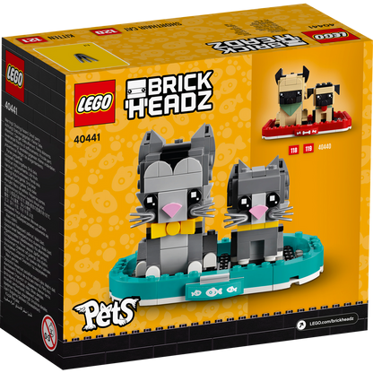 LEGO® BrickHeadz™ Shorthair Cat - Đồ Chơi Lắp Ráp Mèo Lông Ngắn - LEGO 40441 - Góc nhìn khác 3