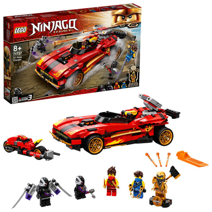 LEGO® NINJAGO® X-1 Ninja Charger - Xe Chiến Đấu Ninja 2 Trong 1 - LEGO 71737