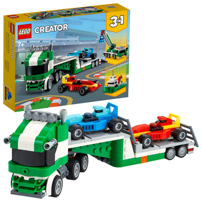 LEGO® Creator 3-in-1 Race Car Transporter - Đồ Chơi Lắp Ráp Xe Vận Chuyển Đua Xe 3 trong 1 - LEGO 31113 - Hình ảnh bổ sung 9