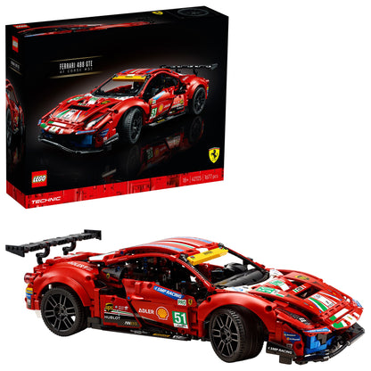LEGO® Technic™ Ferrari 488 GTE “AF Corse #51” - Mô Hình Xe Đua Siêu Cấp - LEGO 42125