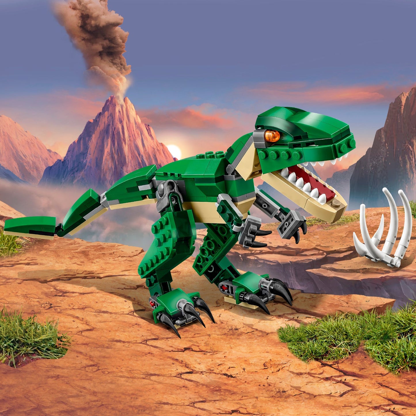 LEGO® Creator 3-in-1 Mighty Dinosaurs - Bộ Đồ Chơi Lắp Ráp Khủng Long 3 Trong 1 - LEGO 31058 - Góc nhìn khác 3